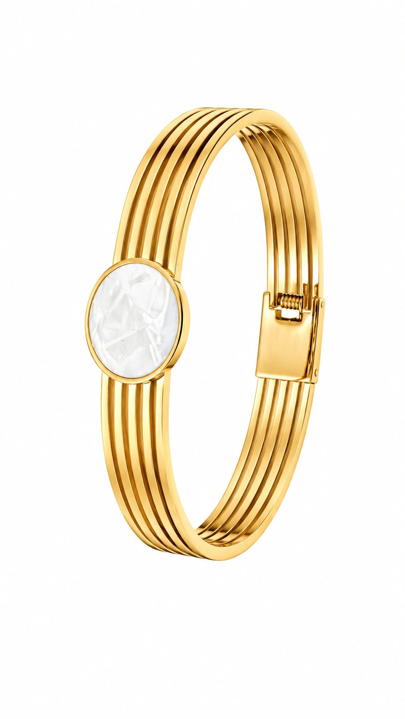 Ethereal Marble Banded Bangle